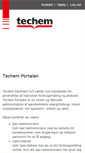 Mobile Screenshot of portal.techem.dk
