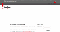 Desktop Screenshot of portal.techem.de