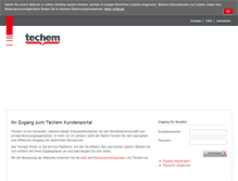 Tablet Screenshot of portal.techem.de